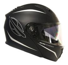 Capacete Mormaii V1 Escamotéavel Preto Fosco Mips