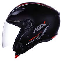 Capacete Moto Aberto Asx City Air Solid Pilot Diversos.