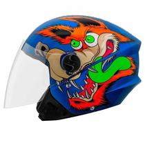 Capacete Moto Aberto Coyote New Three Elite Brilho Pro Tork Capacete Moto Aberto Coyote New Three Elite Brilho Pro Tork