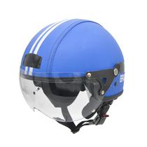 Capacete Moto Aberto Masculino Custom Couro Br101 Premium P
