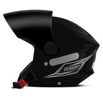 Capacete Moto Aberto Mixs Way Viseira Fumê Masculino Feminino Confortável Segurança Acessórios