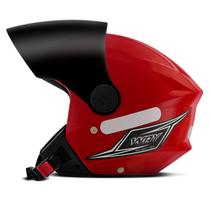 Capacete Moto Aberto Mixs Way Viseira Fumê Masculino Feminino Confortável Segurança Acessórios