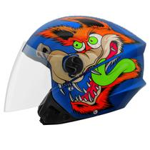 Capacete Moto Aberto New Liberty 3 Coyote Brilhante Pro Tork Masculino Feminino Segurança Conforto