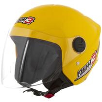 Capacete Moto Aberto New Liberty 3 Protork Amarelo 56