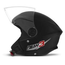 Capacete Moto Aberto New Liberty 3 Protork Preto Fosco 60