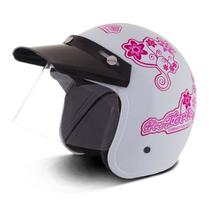 Capacete Moto Aberto Pro Tork Compact For Girls Feminino Barato Lançamento