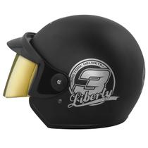 Capacete Moto Aberto Pro Tork Liberty 3 Viseira Dourada