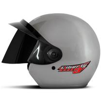 Capacete Moto Aberto Pro Tork Liberty Three 3 Viseira Fumê