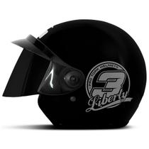 Capacete Moto Aberto Pro Tork Liberty Three 3 Viseira Fumê