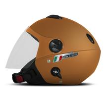 Capacete Moto Aberto Pro Tork New Atomic Elite Design Premium Italiano