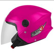 Capacete moto aberto pro Tork New liberty 3 three masculino feminino número 58 rosa
