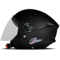 Capacete Moto Aberto Pro Tork New Liberty 3 Three Tamanho 56 Preto