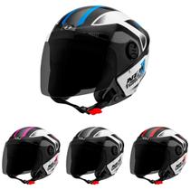 Capacete Moto Aberto Pro Tork New Liberty Three Diversas Cores Tamanho 58 Viseira Fumê Capacete Moto Aberto Pro Tork New Liberty Three Diversas Cores Tamanho 58 Viseira Fumê