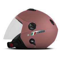 Capacete Moto Aberto Urbano Unissex Confortável New Atomic Elite Com Óculos Solar Interno Pro Tork