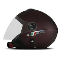 Capacete Moto Aberto Urbano Unissex Confortável New Atomic Elite Com Óculos Solar Interno Pro Tork