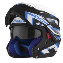 Capacete Moto Articulado Escamoteável Robocop Attack Evo Fosco Pro Tork Fechado Feminino Masculino Segurança Conforto Proteção