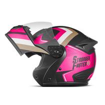 Capacete Moto Articulado Escamoteável Robocop Mixs Gladiator Etceter Stronger Faster Fosco