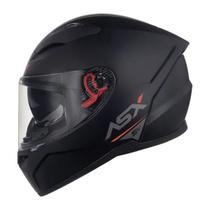 Capacete Moto Asx City Solid Sv Visor Solar Preto Fosco Capacete Moto Asx City Solid Sv Visor Solar Preto Fosco