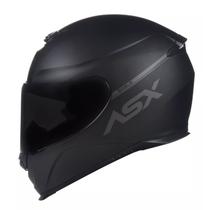 capacete Moto Asx Eagle monocolor Solid Preto Fosco
