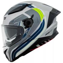 Capacete Moto Axxis Panther Tribute C2 Cinza Fosco C Oculos