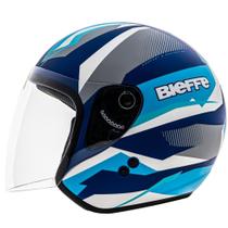 Capacete Moto Bieffe Allegro VTR com Óculos Interno Fumê Masculino Feminino Lançamento