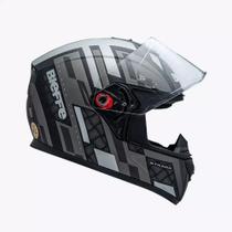 Capacete Moto Bieffe Helmets B12 Strada Preto Fosco Prat TAMANHO 58