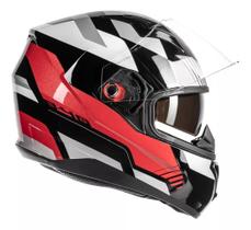 Capacete Moto Bieffe Touring B-40 Spect C/ Óculos Fumê