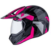 Capacete Moto Cross da Bieffe 3 Sport Hills Feminino e Masculino