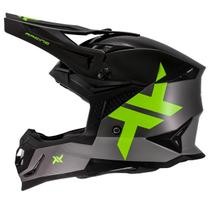 Capacete Moto Cross Trilha Enduro Mattos Atomic Icon Amarelo