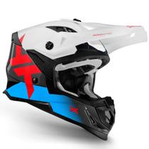 Capacete Moto Cross Trilha Enduro Mattos Atomic Icon Branco Capacete Moto Cross Trilha Enduro Mattos Atomic Icon Branco