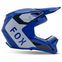 Capacete Moto Cross Trilha Off Road Fox Mx V1 Lean Azul