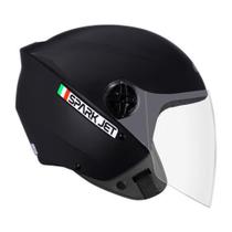 Capacete Moto EBF Spark Jet Solid Aberto Várias Cores Capacete Moto EBF Spark Jet Solid Aberto Várias Cores