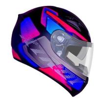 Capacete Moto Ebf Xtroy Com Óculos Interno Fumê + Narigueira