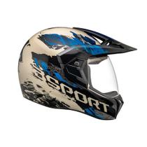 Capacete Moto Enduro Bieffe 3 Sport Rusty Capacete Moto Enduro Bieffe 3 Sport Rusty