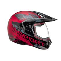 Capacete Moto Enduro Bieffe 3 Sport Rusty