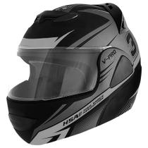 Capacete Moto Escamoteável Pro Tork V Pro Jet 3 Robocop Top