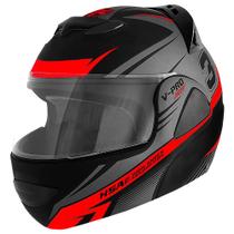 Capacete Moto Escamoteável Pro Tork V Pro Jet 3 Robocop Top