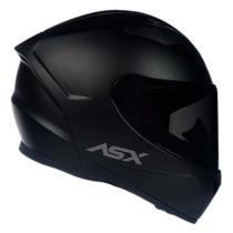 Capacete Moto Fechado ASX City Solid Fosco com Viseira Fumê Capacete Moto Fechado ASX City Solid Fosco com Viseira Fumê