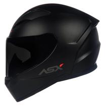 Capacete Moto Fechado Asx City Solid Preto Fosco Grafite Capacete Moto Fechado Asx City Solid Preto Fosco Grafite