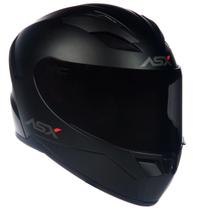 Capacete Moto Fechado Asx City Solid Preto Fosco