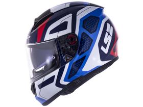 Capacete moto fechado com óculos interno LS2 FF397 Vector (Tri-composto)