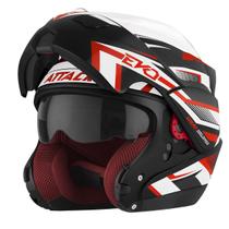 Capacete Moto Fechado Escamoteavel Robocop Articulado Masculino Feminino Attack Evo