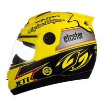 Capacete Moto Fechado Etceter Evolution Power Brands Fosco