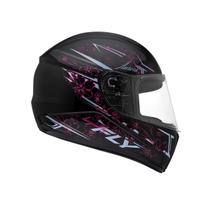 Capacete Moto Fechado Feminino Fly F-9 Aurora Capacete Moto Fechado Feminino Fly F-9 Aurora