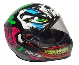 Capacete Moto Fechado Fw3 Gt Joker Coringa Brilhante Tama 60