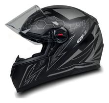 Capacete Moto Fechado FW3 GT2 com Viseira e Narigueira Cor:Preto Fosco/PrataTamanho:58