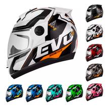 Capacete Moto Fechado G8 EVO 56 58 60 62 Diversos Modelos com Viseira Cristal Inmetro Pro Tork