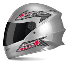 Capacete Moto Fechado In Black Viseira Fumê New Liberty Four 4 Lançamento Original PRO TORK