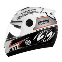 Capacete Moto Fechado Integral Etceter Evolution Power Brands Brilhante Masculino Feminino