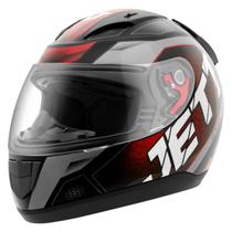 Capacete Moto Fechado Integral Urbano Jett Evo Line Brilhante Pro Tork Masculino Feminino Bonito